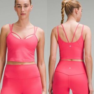 Lululemon Align Strappy Ribbed Tank Top - Glaze Pink SZ 6